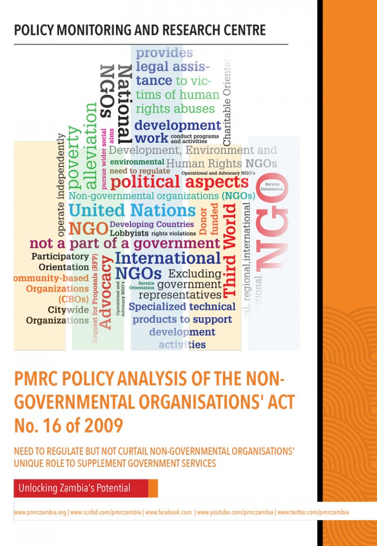 PMRC Policy Analysis of the Non Governmental Organisation Act No. 16 of