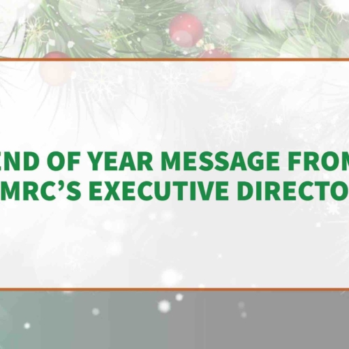 2021 End of Year Message Press Statement – Executive Director