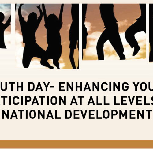 Press Statement –  Youth Day- Enhancing Youth Participation at all Levels of National Development