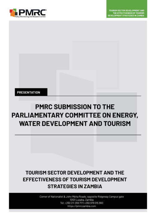 Tourism Sector Development and the Effectiveness of Tourism Development Strategies in Zambia