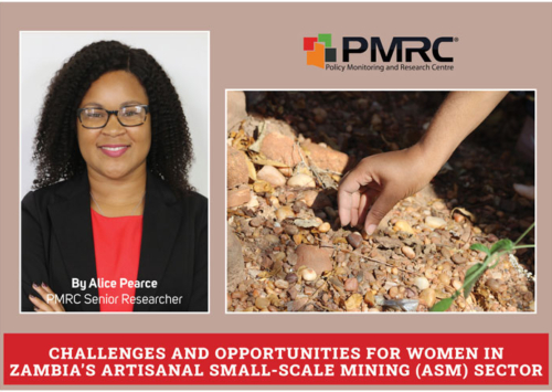 PMRC BLOG – Challenges and Opporunities for Women in Zambia’s Artisanal Small-Scale Mining (ASM) Sector